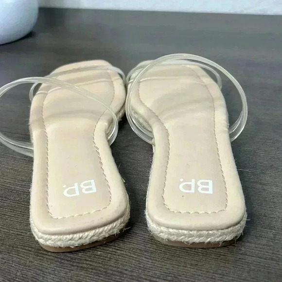 BP Viola Clear Strap Around Slide in Sandals size 4 - Picture 4 of 7